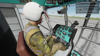 DCS World. МИ 8  Запуск. (УЧЕБКА).