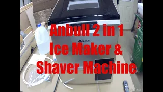 Anbull 2 in 1 Ice Maker & Shaver