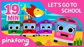 Let's Go to School | Get Ready with Pinkfong | +Compilation | Pinkfong Songs for Children