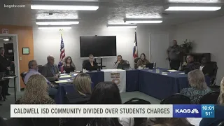 Caldwell community demands answers from school district after arrest of 4 student athletes