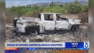 Three tourists surfing in Mexico were killed for truck's tires