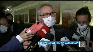 CPI da Pandemia – Renan Calheiros: CPI cumpriu papel importantíssimo – 31/8/2021