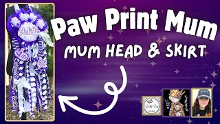 Paw Print Homecoming Mum