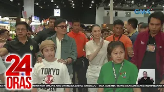 Marian Rivera, enjoy sa pamamahagi ng mga libro kasama ang co-stars sa "My Guardian Alien" | 24 Oras