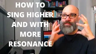 How to sing higher with more resonance - forward placement