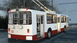 Trolleybus System | ЗиУ 682В-013 | 4 маршрут, г.Рашкинск