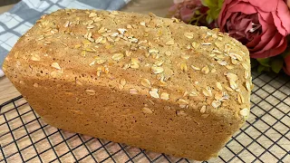 Nothing but oatmeal! I cook every day. Amazingly soft bread without sugar