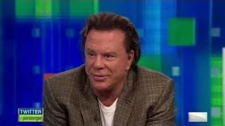 Mickey Rourke on Carré Otis