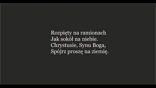 Rozpięty na ramionach ( podkład, karaoke )