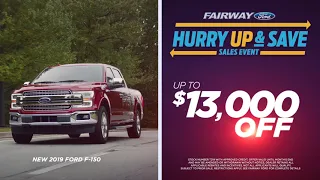 Fairway Ford | Hurry Up and Save Sales Event for F-150