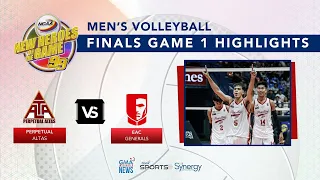 NCAA Men’s Volleyball Perpetual vs. EAC (Finals Game 1 Highlights) | NCAA Season 99