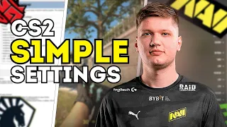 NEW S1MPLE SETUP & SETTINGS CS2 - Game, Monitor, Nvidia, Setup!