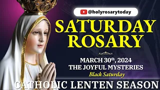 SATURDAY HOLY ROSARY 💜 MARCH 30 2024 💜 THE JOYFUL MYSTERIES OF THE ROSARY [VIRTUAL] #holyrosarytoday