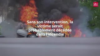 Un jeune homme sauve une automobiliste in extremis