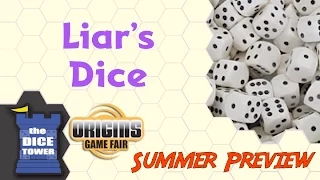 Origins Summer Preview: Liar's Dice