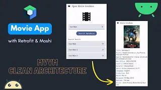 Movie App with Retrofit & Moshi | MVVM Clean Architecture | Jetpack Compose | Code-Along