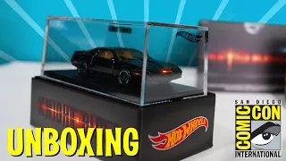 UNBOXING SDCC 2022 Exclusive Hot Wheels Knight Rider K.I.T.T. - Mattel