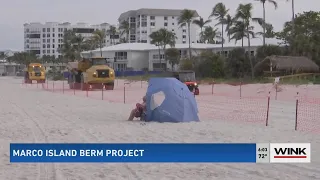 Berm project reaches Marco Island in time for hurricane season