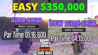 GTA Online Raton Canyon & Terminal HSW Time Trial - EASY $350,000 in 5 Minutes