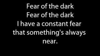 Iron Maiden - Fear Of The Dark Lyrics (HD)