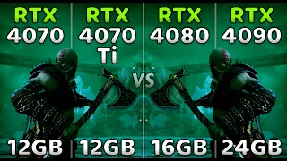 RTX 4070 vs RTX 4070 Ti vs RTX 4080 vs RTX 4090 - Which One is More Worthy? | 9 Games Tested at 4k