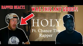 RAPPER FIRST REACTION! Justin Bieber - Holy ft. Chance The Rapper