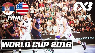 Serbia vs. USA - Re-Live Full Final Game | FIBA 3x3 World Cup 2016