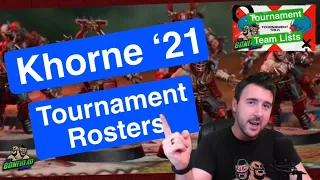 Khorne Tournament Rosters - Blood Bowl 2020 (Bonehead Podcast)