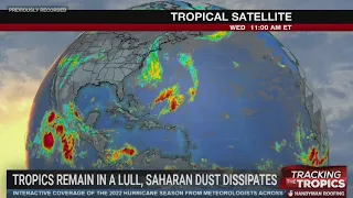 Tracking the Tropics: Will tropics get active as Saharan dust dissipates?