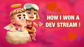 HOW I WON A DEV STREAM WITH 0 KILLS (FUNNY MOMENTS & VALENTINES SPECIAL) | BATTLELANDS ROYALE