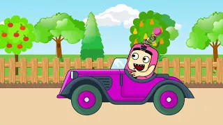 oddbods paint the car  MundoPeques