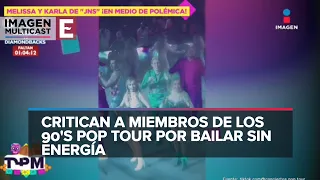 Se burlan del baile de los integrantes de los 90's Pop Tour