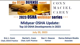 Mid Year OSHA Update: Top 10 OSHA Developments in 2023