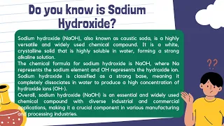 Do you know is Sodium Hydroxide? (Sukma Anjani_23080360009)