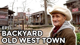 Old West Town Built in Backyard - COOLEST THING I'VE EVER MADE: EP11