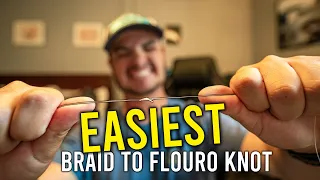 EASIEST Braid to Flouro/Mono Knot for Fishing (Alberto Knot)