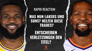 RAPID REACTION: Was jetzt Suns und Lakers? Entscheiden Verletzungen den Titel? Awards!