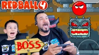 REDBALL 4 BOMBACI MÜLAYİM BOSS GELDİ! | REDBALL 4 KARANLIK FABRİKA BİTTİ (38-45 LEVEL)