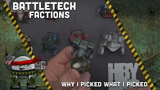 Battletech: Factions, why did I pick what I picked, why did you?