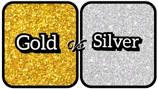 Gold💛 Vs Silver🤍 Which is best??😍💕🌈🌈/ @Royal_quinn_024