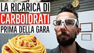 Ricarica di carboidrati prima di una gara