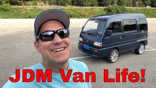 1991 Subaru Sambar Kei Van 4WD Review