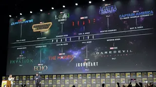 MARVEL PHASE 5 & 6 Announcment Audience Reaction | Comic Con 2022 Panel Kevin Feige