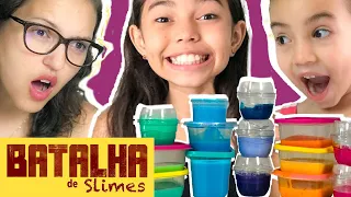 SLIME - BATALHA DE SLIMES - TRANSFORMANDO SLIMES ANTIGAS EM NOVAS - 3 TONS DE SLIME - ENTÃO ROBERTA?