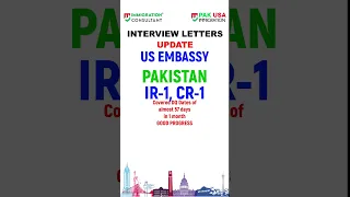 INTERVIEW LETTERS UPDATE FOR IR CATEGORIES #immigration  #shorts #usimmigration #pakusaimmigration
