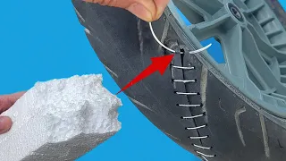 This secret will help your tires last longer! Just a little lather will fix everything