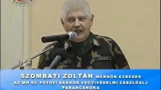 10 éves az MH 93. Petőfi Sándor vegyivédelmi zászlóalj