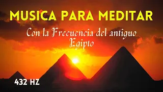 Musica para meditar. Frecuencia del antiguo Egipto. 432 Hz.