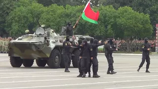 СПЕЦНАЗ РБ. в-ч 3214  75 лет.Показательные выступления.