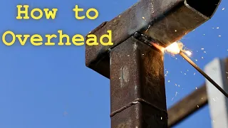 Welding training that gives good results in the overhead position. 👨‍🏭